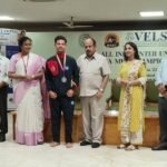 अखिल भारतीय योगासन प्रतियोगिता में शास्त्री संस्कृत विश्वविद्यालय को रजत पदक