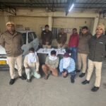 चोरी करने वाले अंतरराज्यीय गिरोह का भंडाफोड़, तीन आरोपी गिरफ्तार