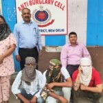 द्वारका में पुलिस का बड़ा एक्शन: 4 बाहरी अपराधी गिरफ्तार
