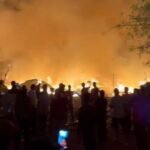 झुग्गी बस्ती में भीषण आग, दिल्ली पुलिस और दमकल की तत्परता से टला बड़ा हादसा