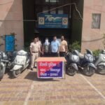 बिंदापुर पुलिस की बड़ी कार्रवाई: वाहन चोर गिरफ्तार, 6 स्कूटी और 1 बाइक बरामद