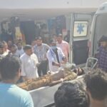 मित्राऊं CNG पंप हादसा: घायलों का अस्पताल पहुंचकर लिया गया हाल